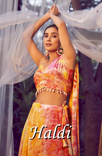 Haldi Lehenga Choli