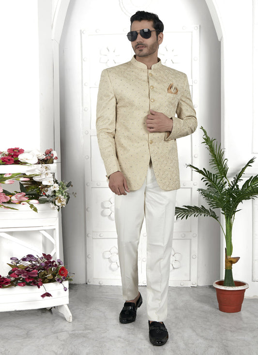 Pista Green Art Silk Blazer