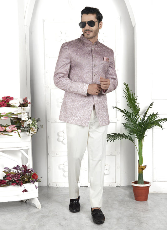 Shaded Onion Pink Art Silk Blazer