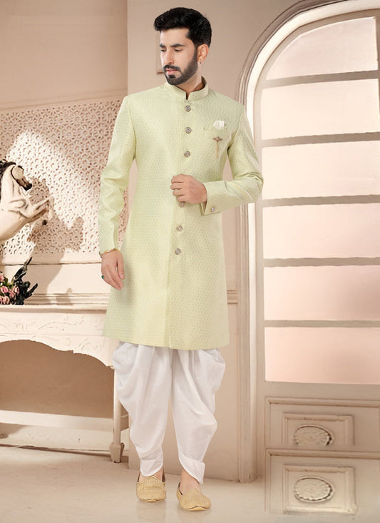 Pista Green Designer Semi Indo Western