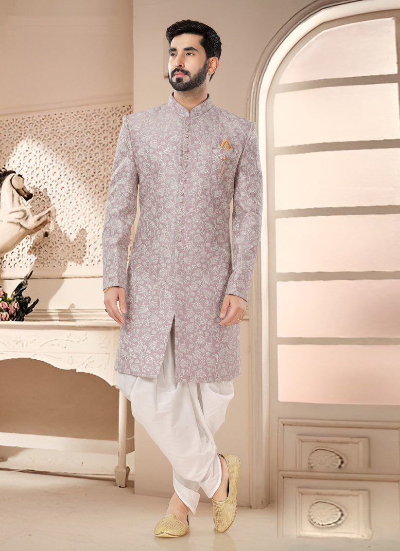 Onion Pink Designer Indo Western