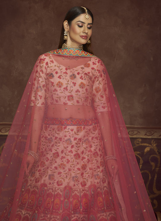 Adorable Cream Art Silk Embroidered Wedding Lehenga Choli