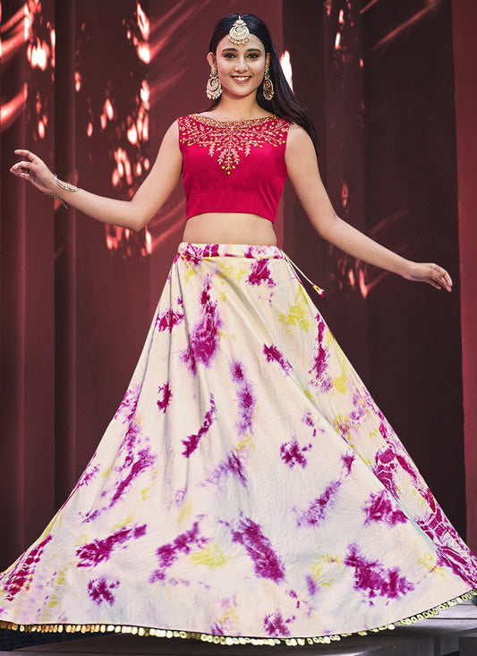 Trendsetting Blush Pink Cotton Lehenga Choli with Jacket