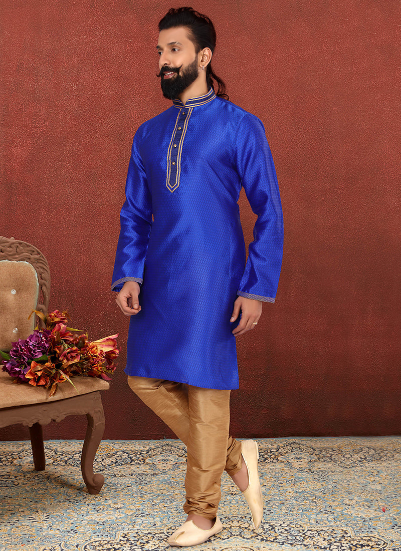 Blue Blackberry Mens Kurta Set