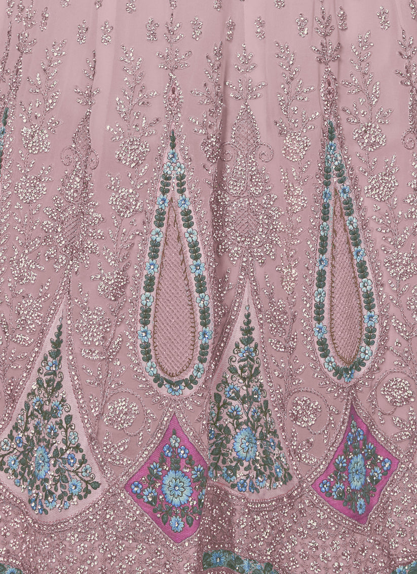 Blush Pink Heavy Designer Lehenga Choli Set