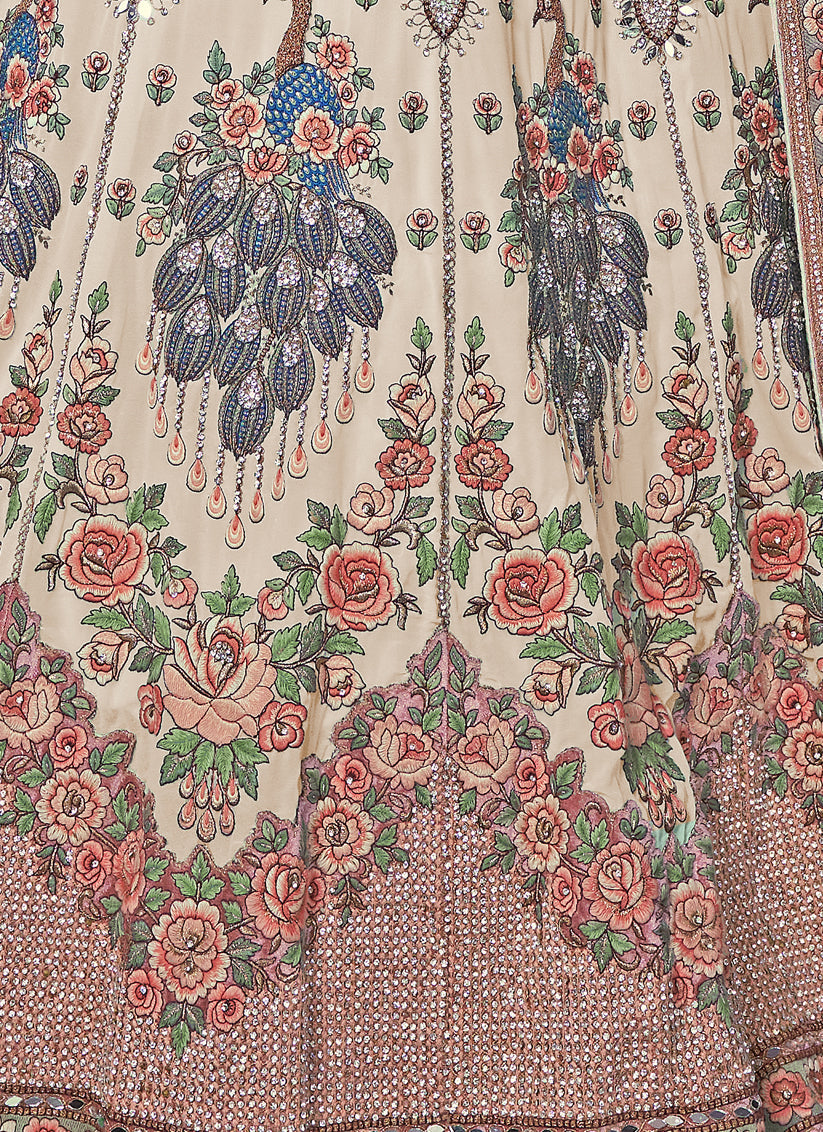 White Heavy Designer Lehenga Choli Set