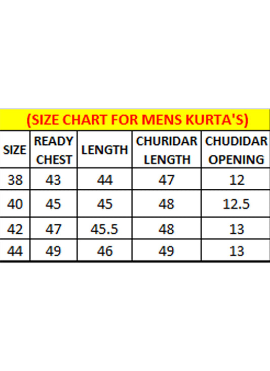 Golden Yellow Jacquard Mens Kurta Pajama Set