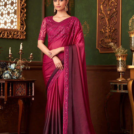 Collection image for: Magenta Saree