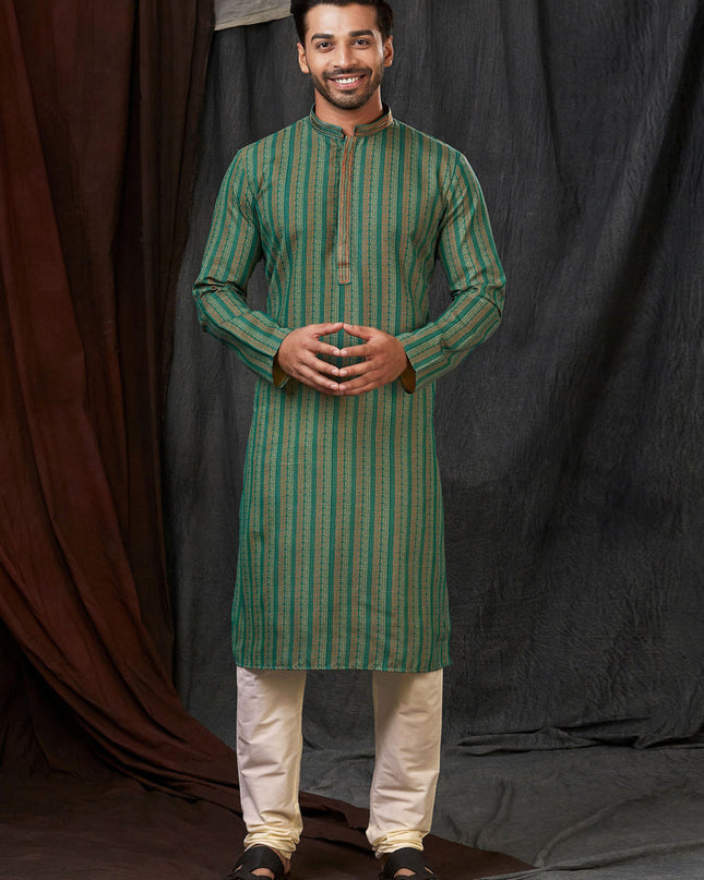 Multicolor Polyester Printed Kurta Pyjama Set