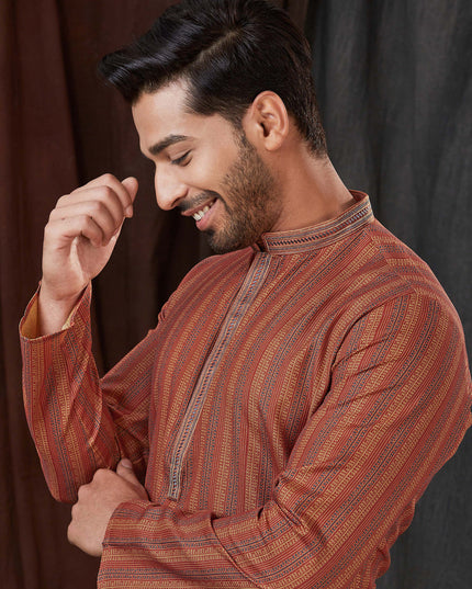 Multicolor Polyester Printed Kurta Pyjama Set