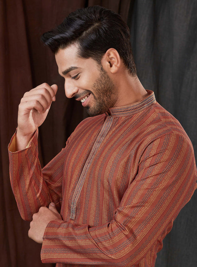 Multicolor Polyester Printed Kurta Pyjama Set