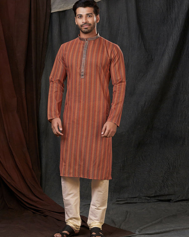 Multicolor Polyester Printed Kurta Pyjama Set