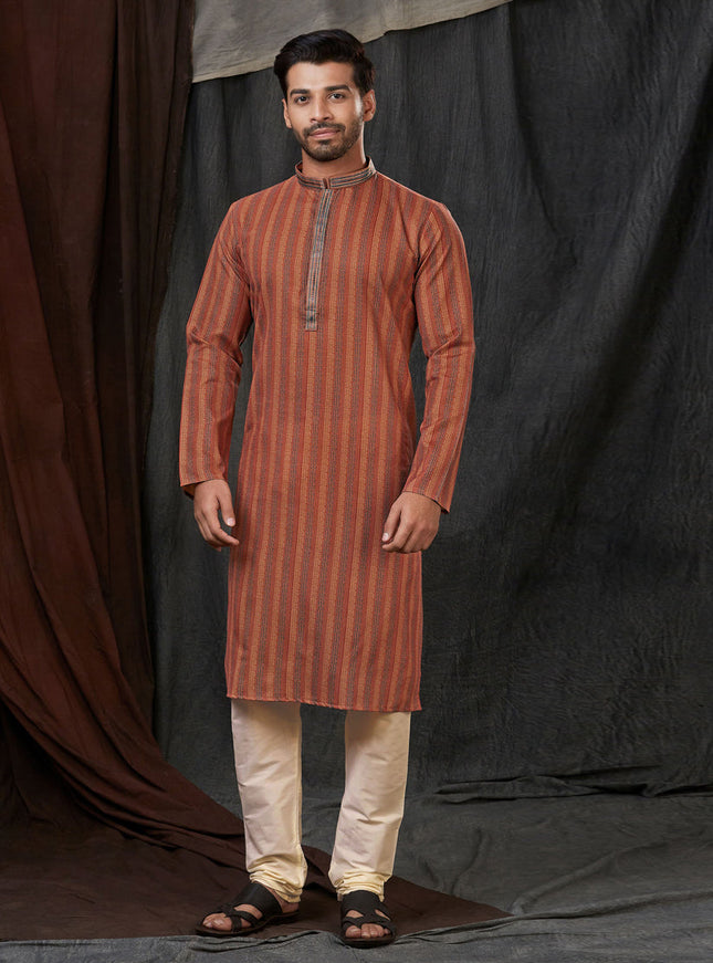 Multicolor Polyester Printed Kurta Pyjama Set