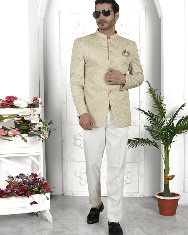 Pista Green Art Silk Blazer