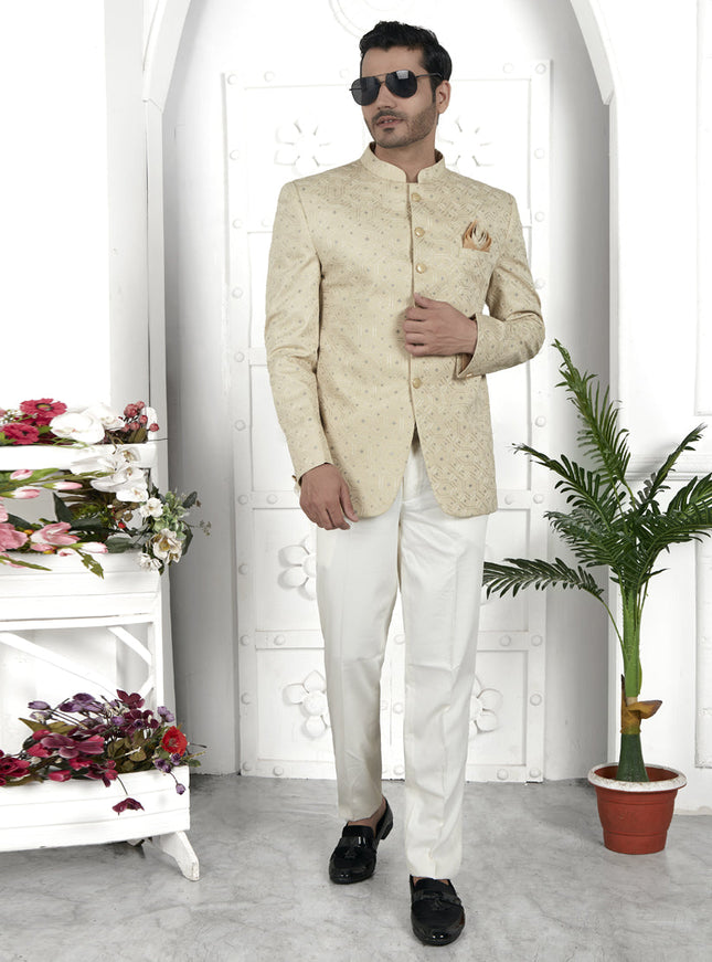 Pista Green Art Silk Blazer