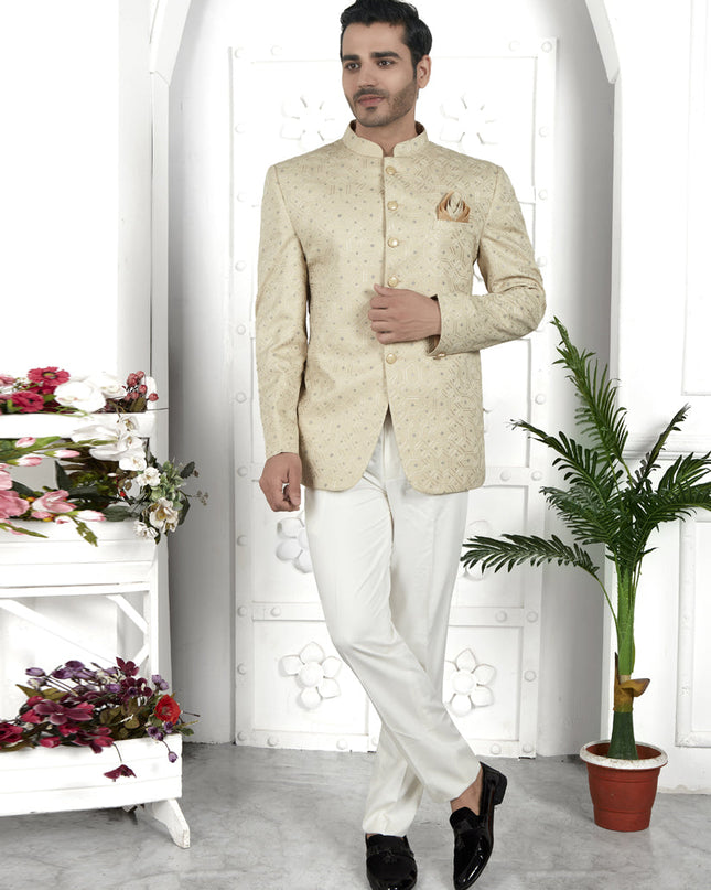 Pista Green Art Silk Blazer