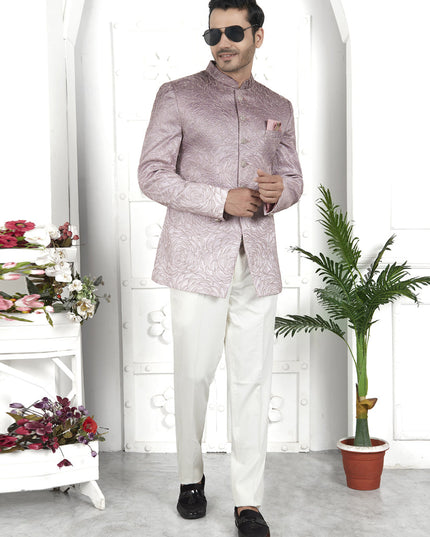 Shaded Onion Pink Art Silk Blazer