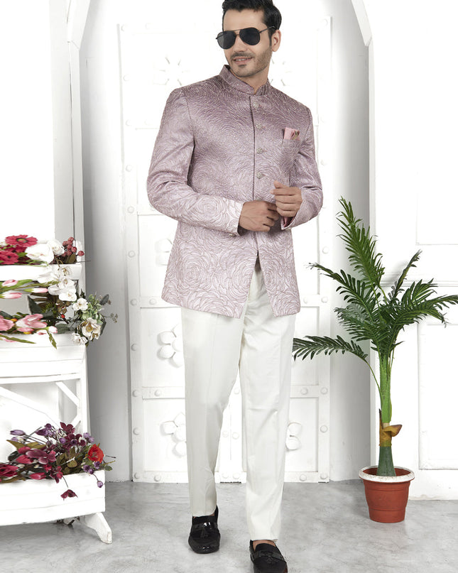 Shaded Onion Pink Art Silk Blazer