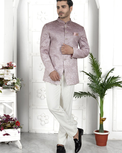 Shaded Onion Pink Art Silk Blazer