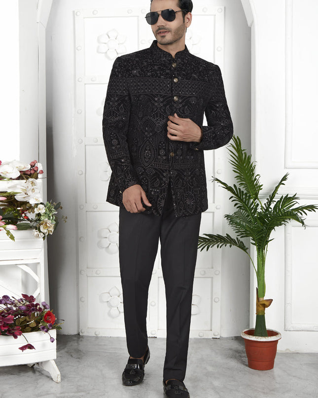 Black Velvet Waistcoat