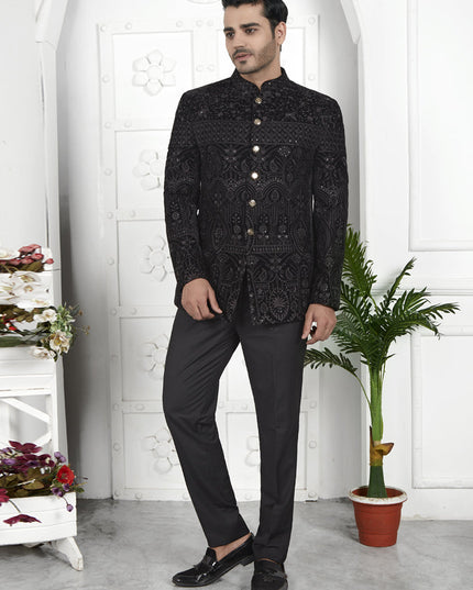 Black Velvet Waistcoat