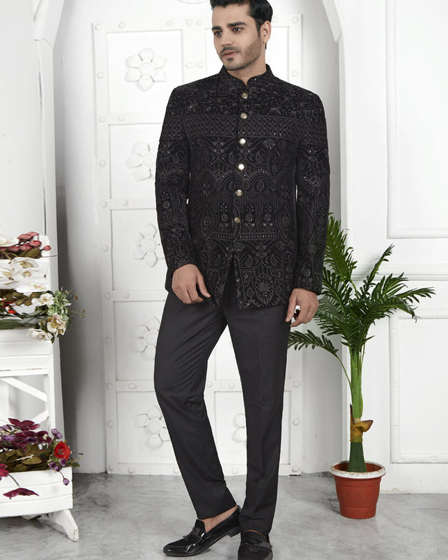 Black Velvet Waistcoat