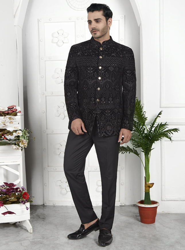 Black Velvet Waistcoat