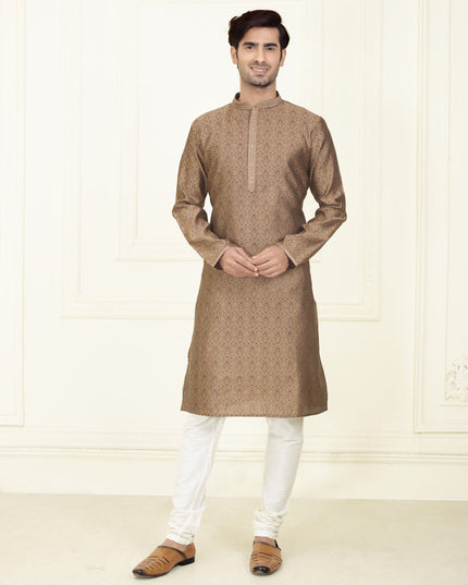Brown Festival Wear Kurta Set
