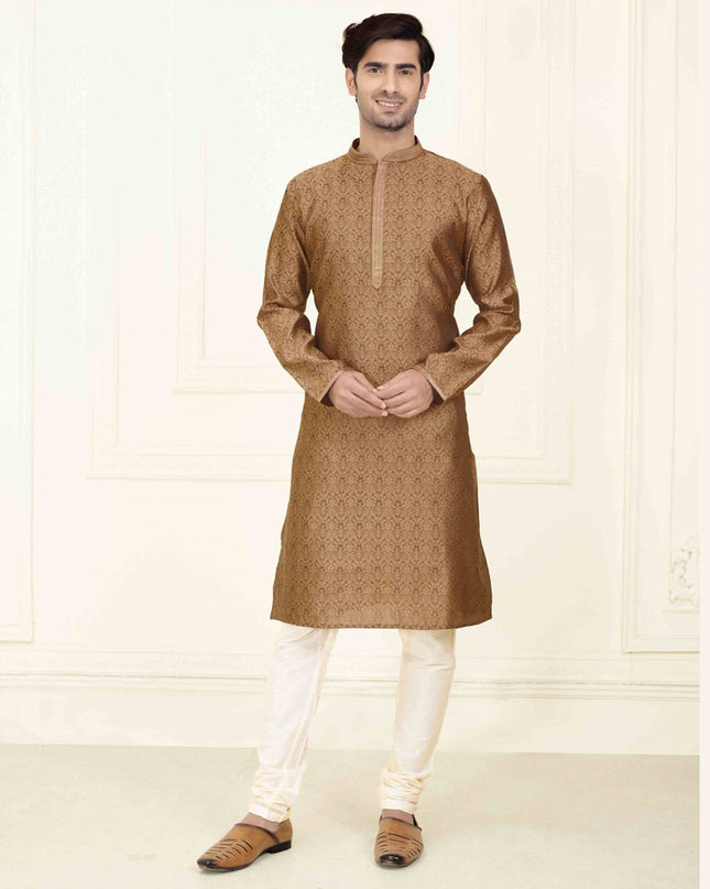 Brown Festival Wear Kurta Set
