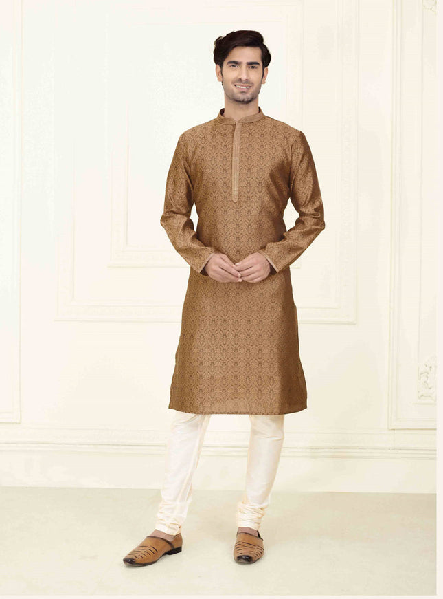 Brown Festival Wear Kurta Set