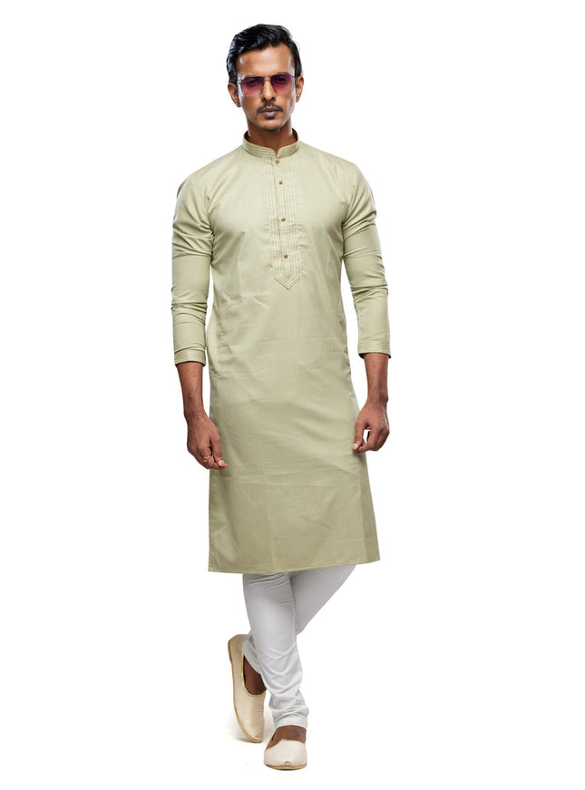 Pista Green Festival Wear Kurta Pyjama Set