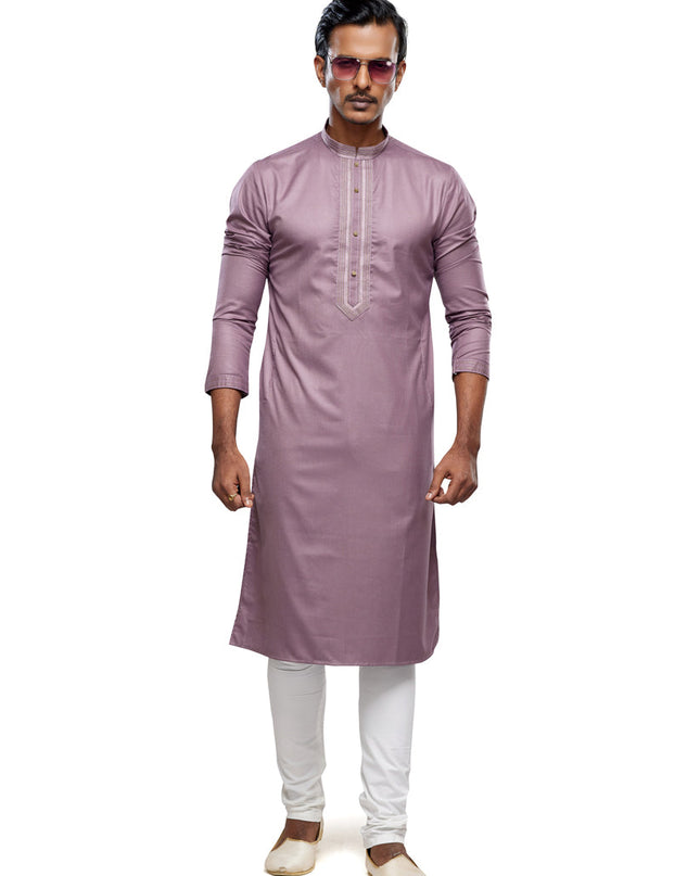 Onion Pink Festival Wear Kurta Pyjama Set