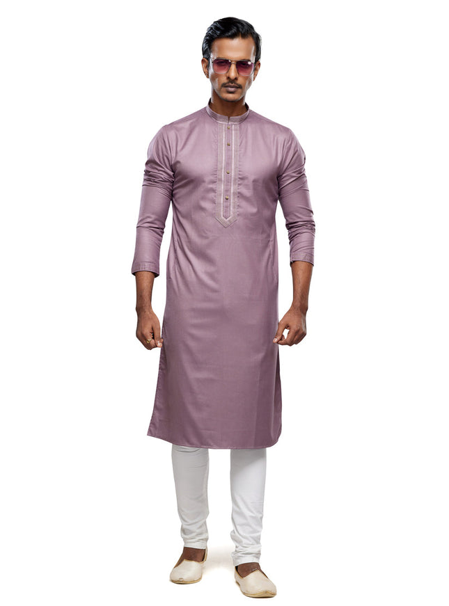 Onion Pink Festival Wear Kurta Pyjama Set