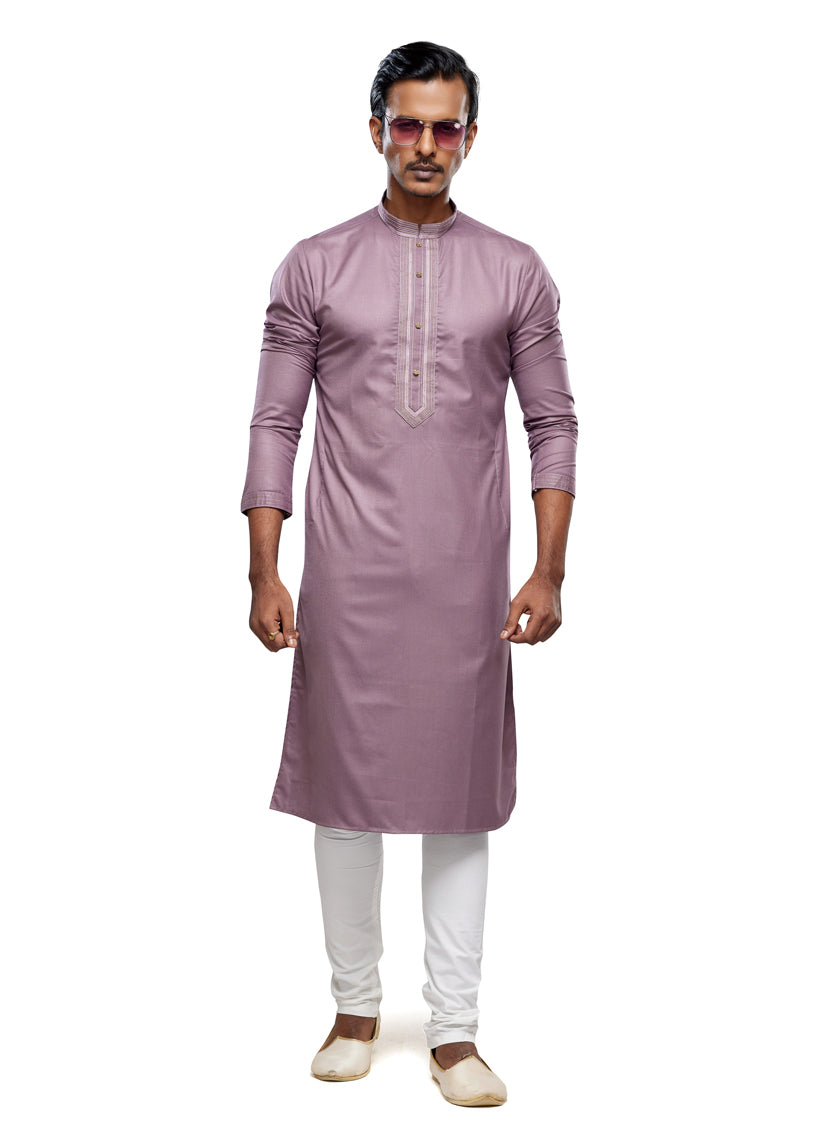 Onion Pink Festival Wear Kurta Pyjama Set