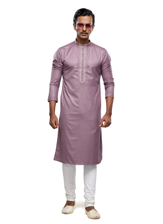 Onion Pink Festival Wear Kurta Pyjama Set