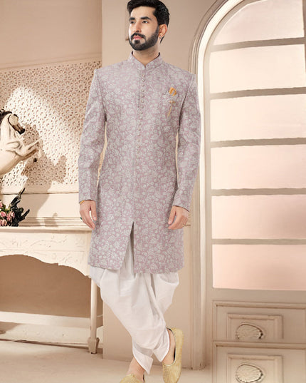 Onion Pink Designer Indo Western