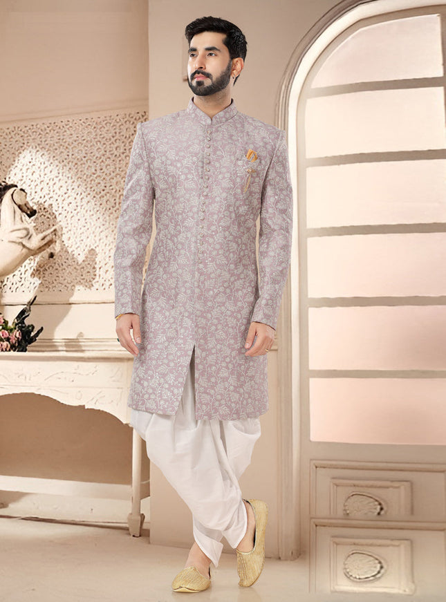 Onion Pink Designer Indo Western