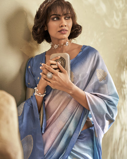 Multicolor Handloom Cotton Silk Embellished Saree