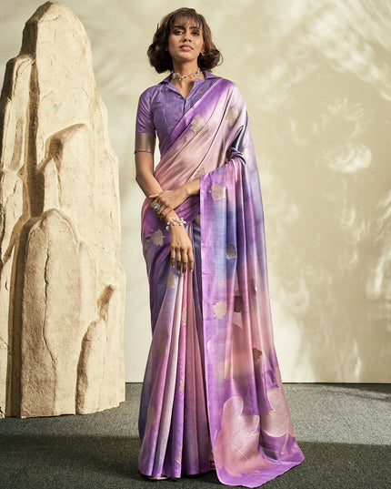 Multicolor Handloom Cotton Silk Embellished Saree