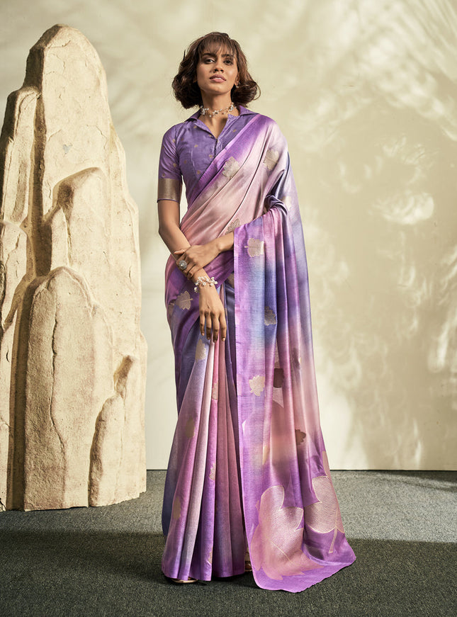 Multicolor Handloom Cotton Silk Embellished Saree