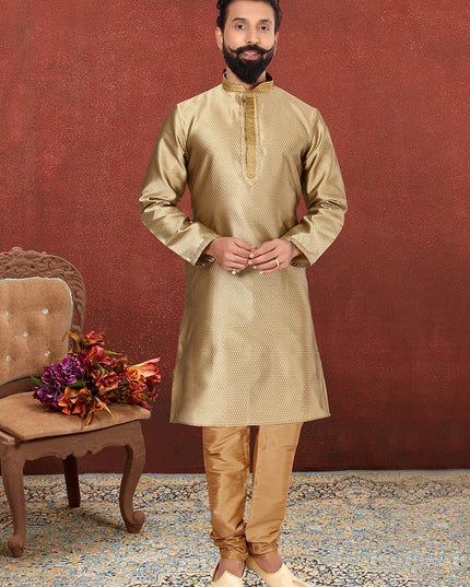 Sweet Golden Blackberry Mens Kurta Set