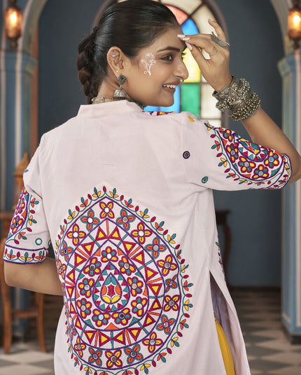 Multicolor Viscose Rayon Navratri Special Chaniya Choli