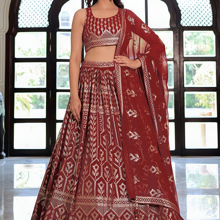 Collection image for: Maroon Lehenga Choli