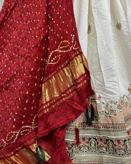 White Silk Heavy Designer Lehenga Choli Set