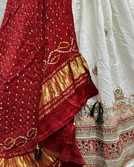 White Silk Heavy Designer Lehenga Choli Set