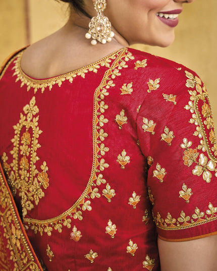 Cream Pure Dola Viscose Designer Saree