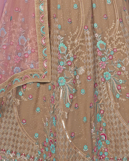 Mauve Heavy Designer Lehenga Choli Set