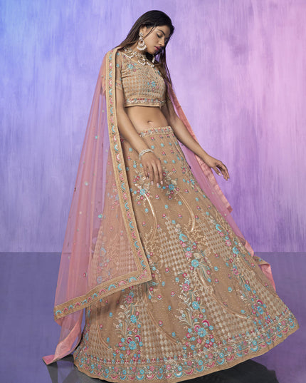 Mauve Heavy Designer Lehenga Choli Set