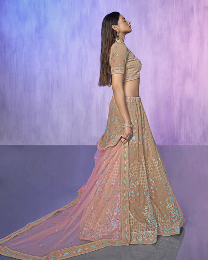 Mauve Heavy Designer Lehenga Choli Set