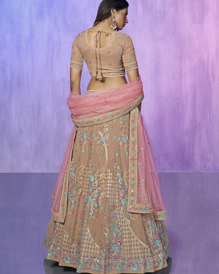 Mauve Heavy Designer Lehenga Choli Set